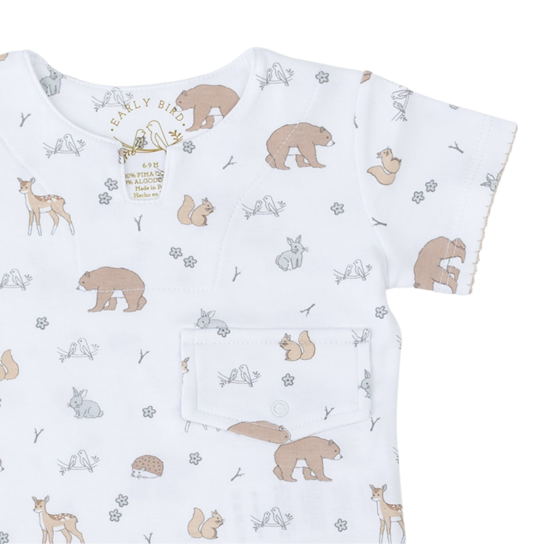 Gtube V neck Bodysuit - Short sleeve 2